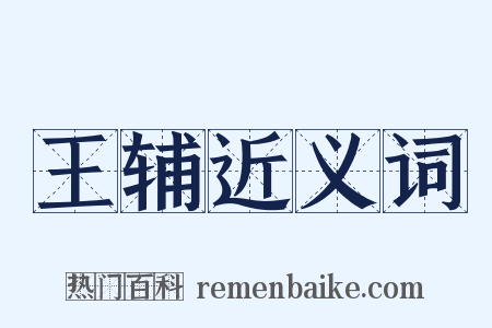 王辅近义词是什么意思的图片